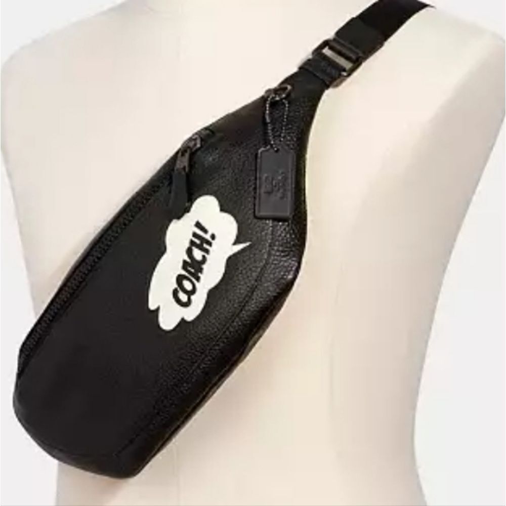 Brand New Coach Limited Edition Marvel's Extra Large Fannypack Belt Bag